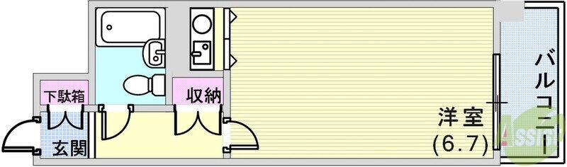 兵庫県神戸市兵庫区松原通４ 兵庫駅 ワンルーム マンション 賃貸物件詳細