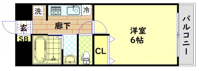 大阪府大阪市西区九条南３ 九条駅 1K マンション 賃貸物件詳細