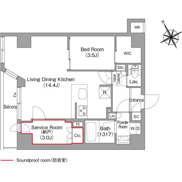 東京都江戸川区平井２ 平井駅 1SLDK マンション 賃貸物件詳細