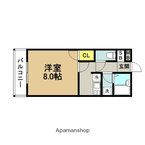 福岡県福岡市博多区住吉２ 博多駅 1K マンション 賃貸物件詳細