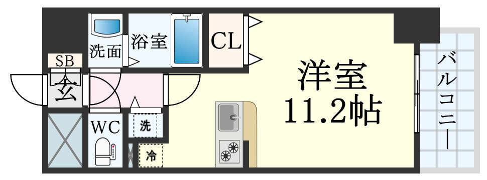 兵庫県神戸市中央区花隈町 元町駅 ワンルーム マンション 賃貸物件詳細