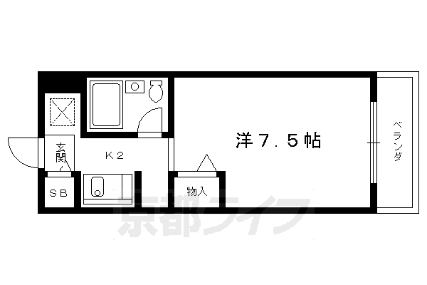 京都府京都市左京区田中大堰町 出町柳駅 1K マンション 賃貸物件詳細