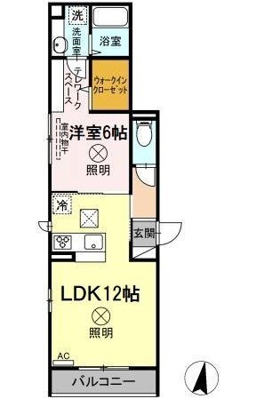 キャトルセゾン東霞 3階 1LDK 賃貸物件詳細