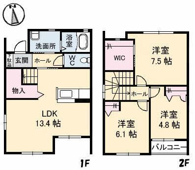 香川県高松市林町 元山駅 3LDK アパート 賃貸物件詳細