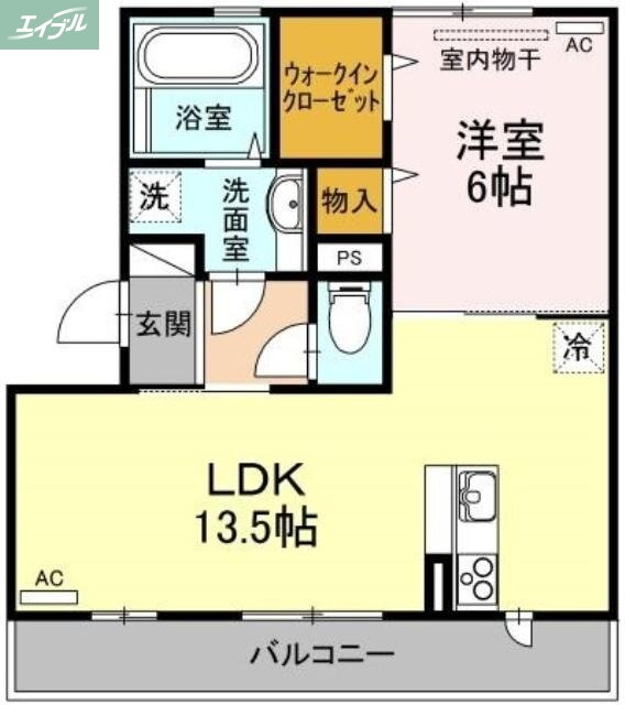 岡山県岡山市北区青江２ 備前西市駅 1LDK アパート 賃貸物件詳細
