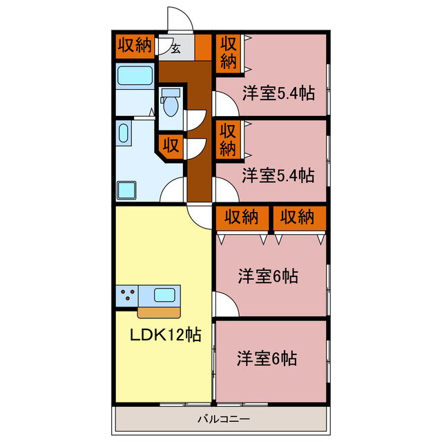 徳島県徳島市明神町６ 二軒屋駅 4LDK マンション 賃貸物件詳細