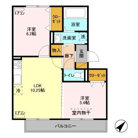 千葉県市原市国分寺台中央１ 五井駅 2LDK アパート 賃貸物件詳細