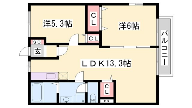 兵庫県姫路市網干区坂上 網干駅 2LDK アパート 賃貸物件詳細