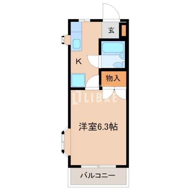 東京都日野市栄町２ 日野駅 1K マンション 賃貸物件詳細