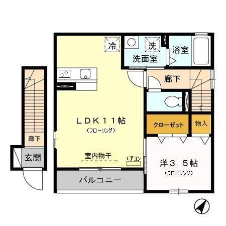 埼玉県さいたま市南区大谷場２ 南浦和駅 1LDK アパート 賃貸物件詳細