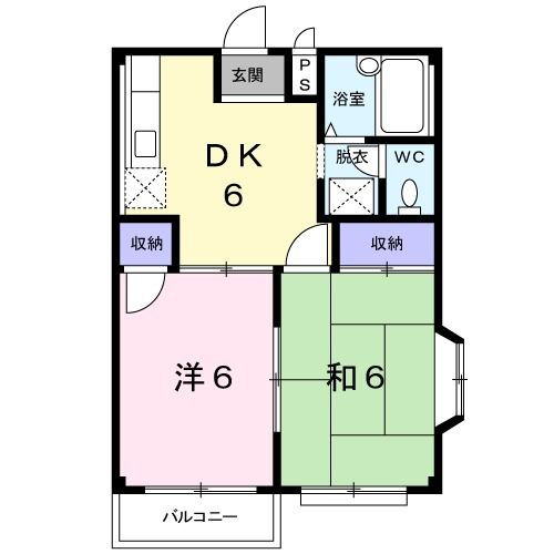 栃木県佐野市大橋町 佐野駅 2DK アパート 賃貸物件詳細