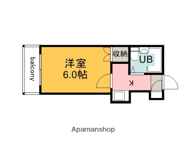 広島県広島市西区楠木町４ 白島駅 1K マンション 賃貸物件詳細