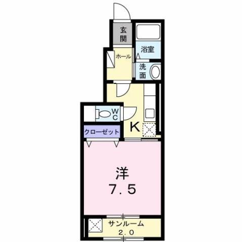 鳥取県倉吉市山根 倉吉駅 1K アパート 賃貸物件詳細