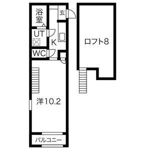 ＩＮ　ＳＴＹＬＥ　ＳＨＩＢＡＴＡ（イン・スタイル柴田） 2階 1K 賃貸物件詳細