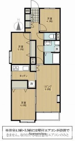 東京都三鷹市下連雀９ 三鷹駅 3LDK マンション 賃貸物件詳細