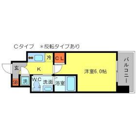 大阪府大阪市北区中津６ 中津駅 1K マンション 賃貸物件詳細