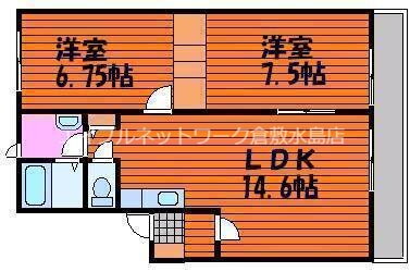 岡山県岡山市北区平野 庭瀬駅 2LDK アパート 賃貸物件詳細