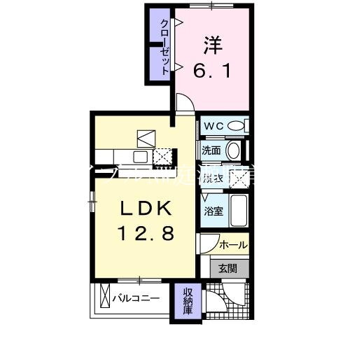 ＲｉｖｅｒＳｉｄｅ東祥Ｃ 1階 1LDK 賃貸物件詳細