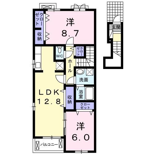 兵庫県小野市王子町 葉多駅 2LDK アパート 賃貸物件詳細
