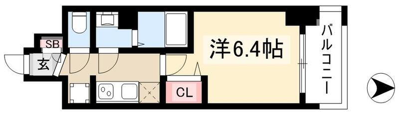 愛知県名古屋市中区千代田２ 鶴舞駅 1K マンション 賃貸物件詳細