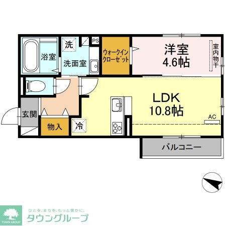 Ｄ－ｒｏｏｍ名島 2階 1LDK 賃貸物件詳細