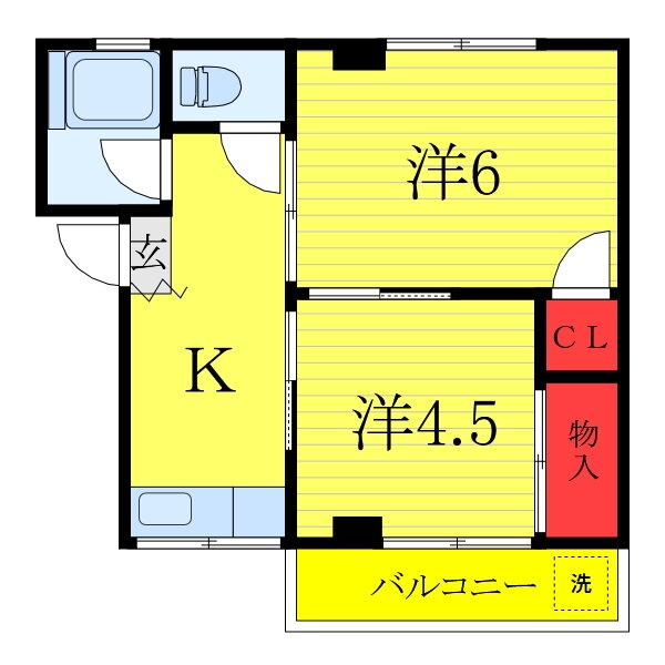 東京都板橋区大谷口上町 大山駅 2K マンション 賃貸物件詳細