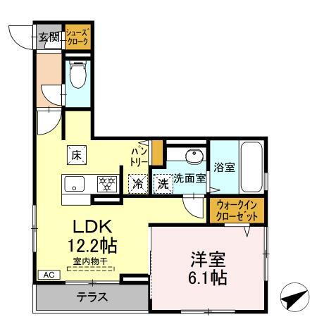 神奈川県川崎市高津区下作延４ 溝の口駅 1LDK アパート 賃貸物件詳細