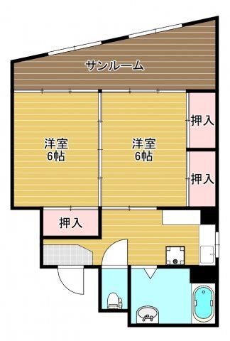 大阪府大阪市阿倍野区王子町１ 松虫駅 2DK マンション 賃貸物件詳細