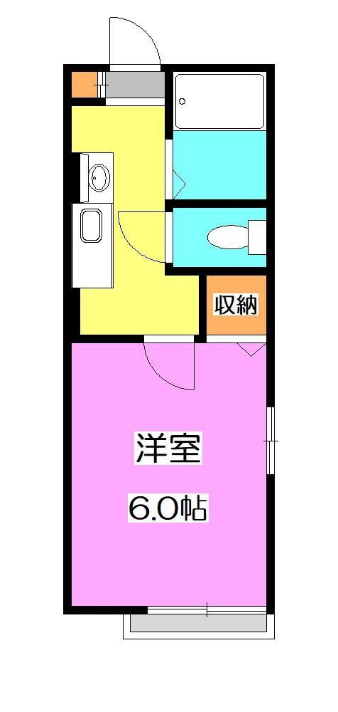 埼玉県所沢市西所沢１ 西所沢駅 1K アパート 賃貸物件詳細