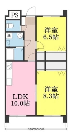 愛媛県松山市久万ノ台 衣山駅 2LDK マンション 賃貸物件詳細