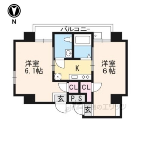 京都府京都市中京区壬生松原町 大宮駅 2K マンション 賃貸物件詳細