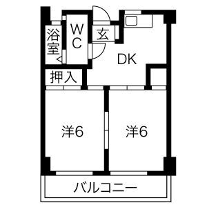 愛知県名古屋市東区徳川２ 森下駅 2DK マンション 賃貸物件詳細