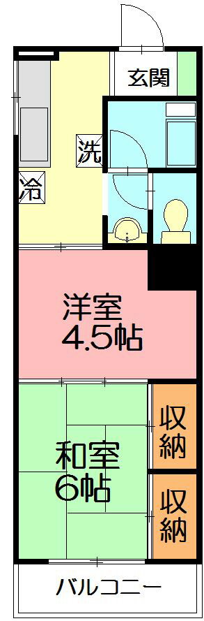 ながくら荘 2階 2K 賃貸物件詳細