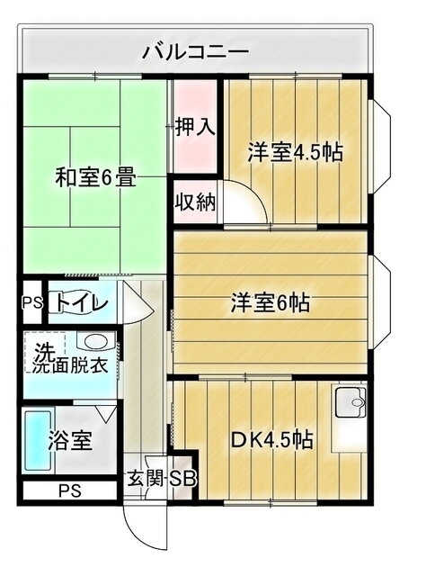 アマービレ遊 3階 3DK 賃貸物件詳細