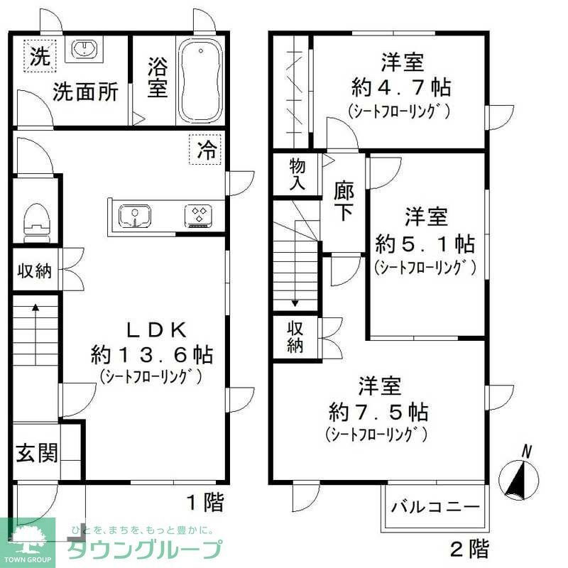 埼玉県さいたま市北区土呂町１ 土呂駅 3LDK 一戸建て 賃貸物件詳細