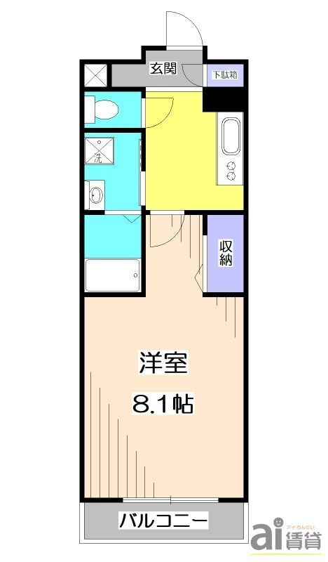 埼玉県入間郡三芳町大字藤久保 鶴瀬駅 1K マンション 賃貸物件詳細