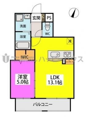 福岡県福岡市西区福重３ 姪浜駅 1LDK マンション 賃貸物件詳細