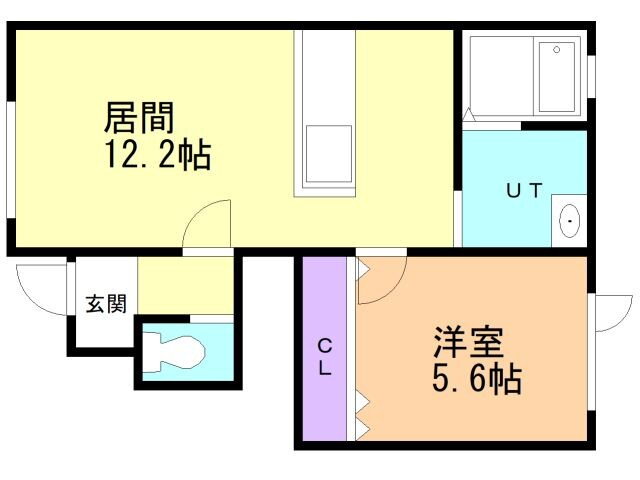 北海道函館市湯川町２ 湯の川温泉駅 1LDK アパート 賃貸物件詳細