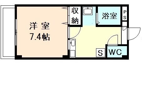富山県富山市今泉 南富山駅前駅 1K アパート 賃貸物件詳細