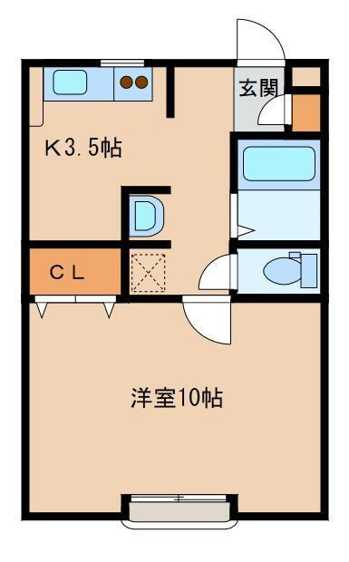 福島県郡山市八山田５ 郡山富田駅 1K アパート 賃貸物件詳細