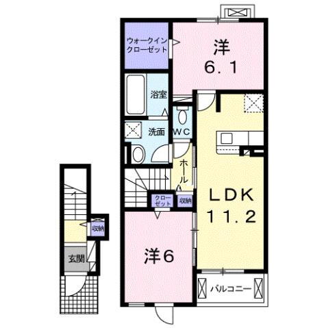 宮崎県都城市立野町 都城駅 2LDK アパート 賃貸物件詳細