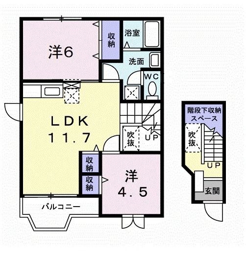 茨城県小美玉市羽鳥 羽鳥駅 2LDK アパート 賃貸物件詳細