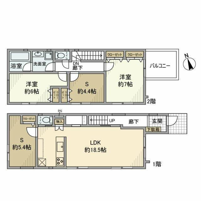 津田沼戸建 2SLDK 賃貸物件詳細