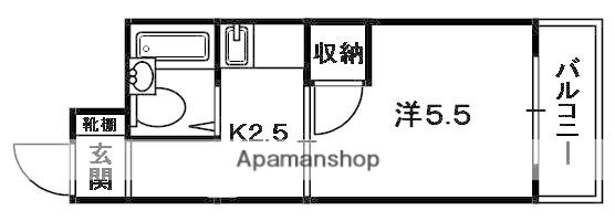 ミルキーハイツ 5階 1K 賃貸物件詳細