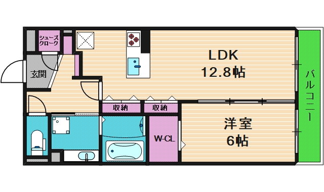 大阪府大阪市東成区東今里２ 緑橋駅 1LDK アパート 賃貸物件詳細