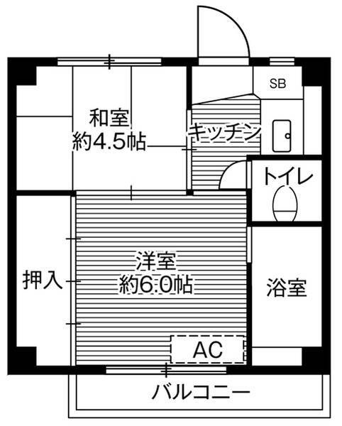 千葉県千葉市稲毛区長沼町 稲毛駅 2K マンション 賃貸物件詳細