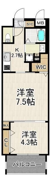 長崎県長崎市目覚町 茂里町駅 2K マンション 賃貸物件詳細