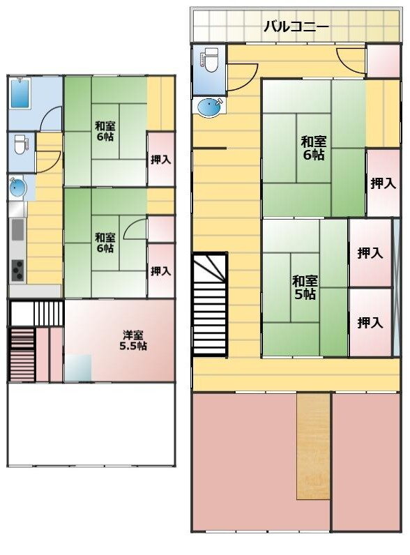 茨城県常総市水海道栄町 水海道駅 6SDK 一戸建て 賃貸物件詳細