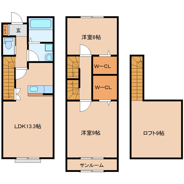 宮城県仙台市宮城野区岩切２ 岩切駅 2LDK アパート 賃貸物件詳細