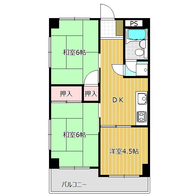 梅ヶ島観光マンション 5階 3DK 賃貸物件詳細